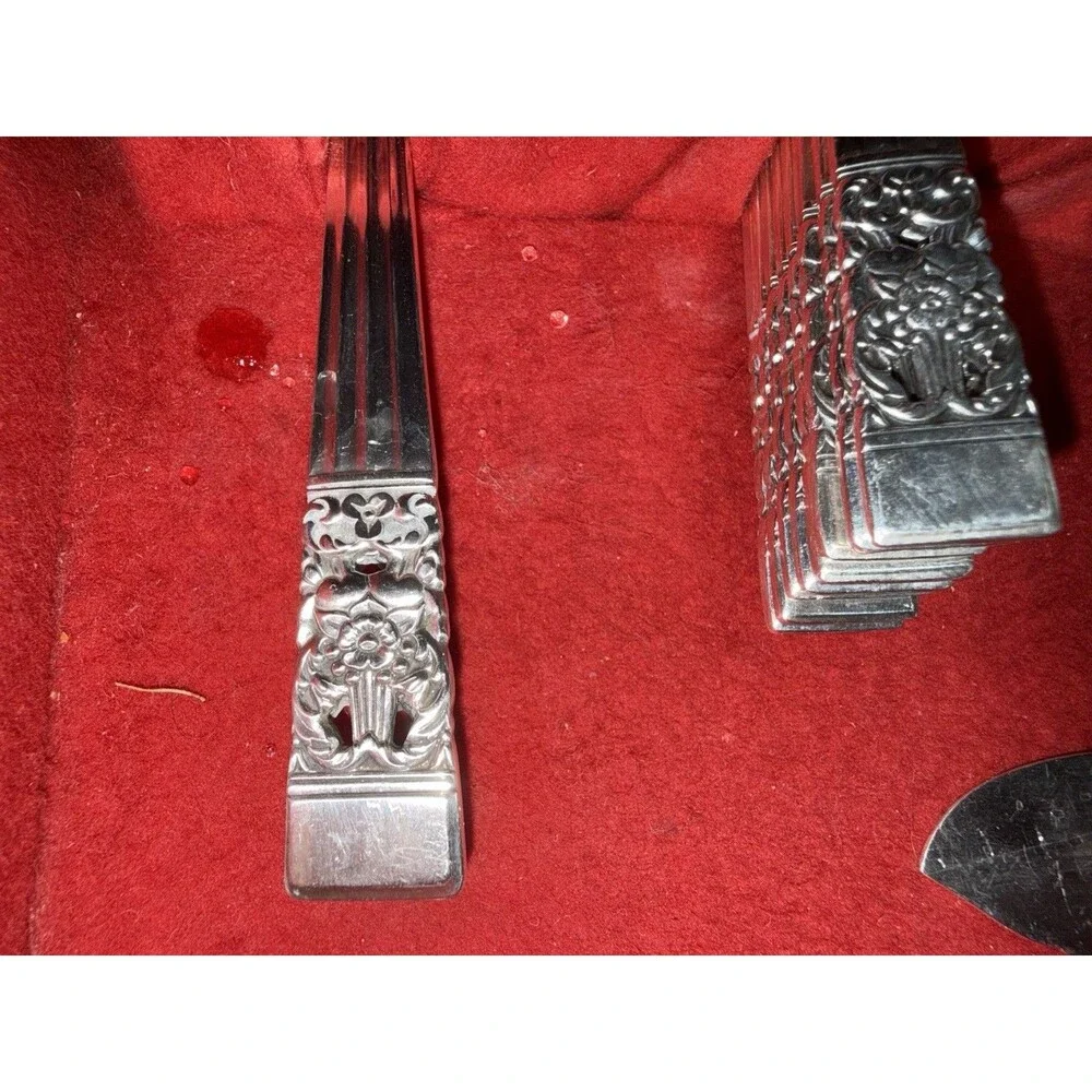 VTG Community Silverplate Flatware Set Oneida Chest Rogers Ladle